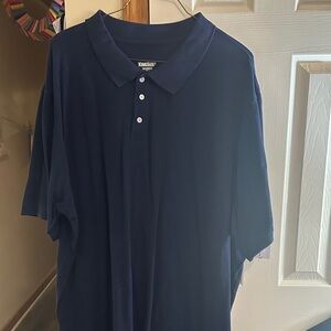 King Size Men's Navy Polo Shirt